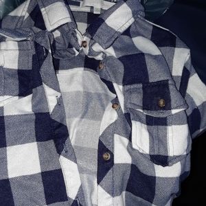 Flannel long-sleeve shirt